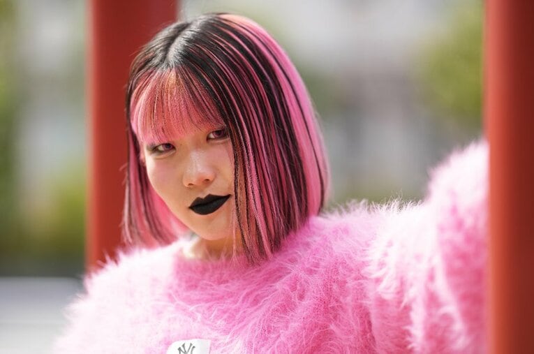 3月に高校を卒業したスターダムの「ピンクデビル」吏南。とがった18歳は「10代のうちに赤いベルトを取る」と豪語する ／ photograph by Essei Hara