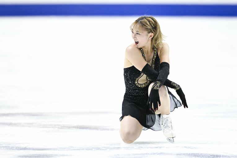 全日本選手権で4連覇を達成した坂本花織　©Asami Enomoto