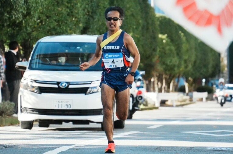 46歳になった現在も地元の駅伝大会などでは活躍を見せる大村／本人提供