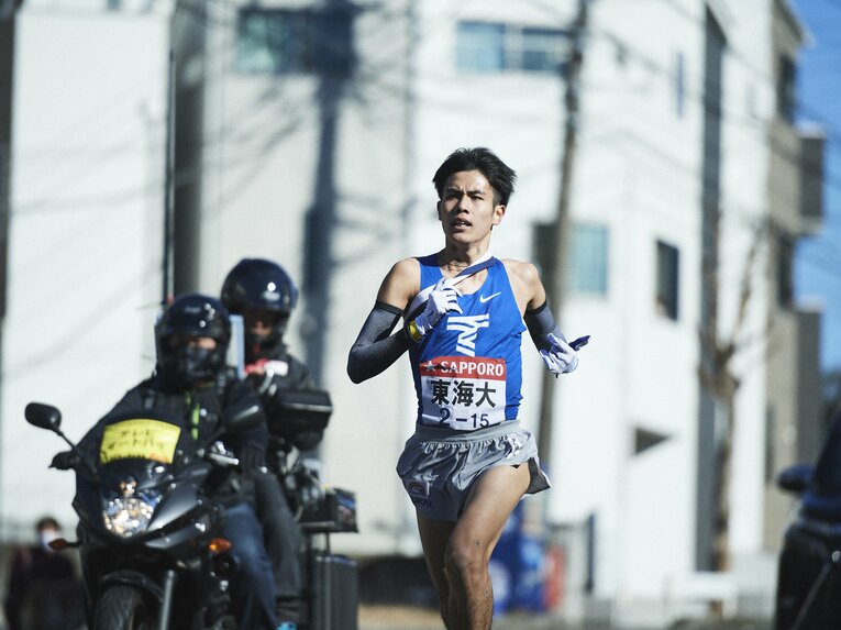 大エース・石原をはじめ主力選手を欠く東海大。今季の箱根駅伝は厳しい戦いになりそうだ　©Yuki Suenaga