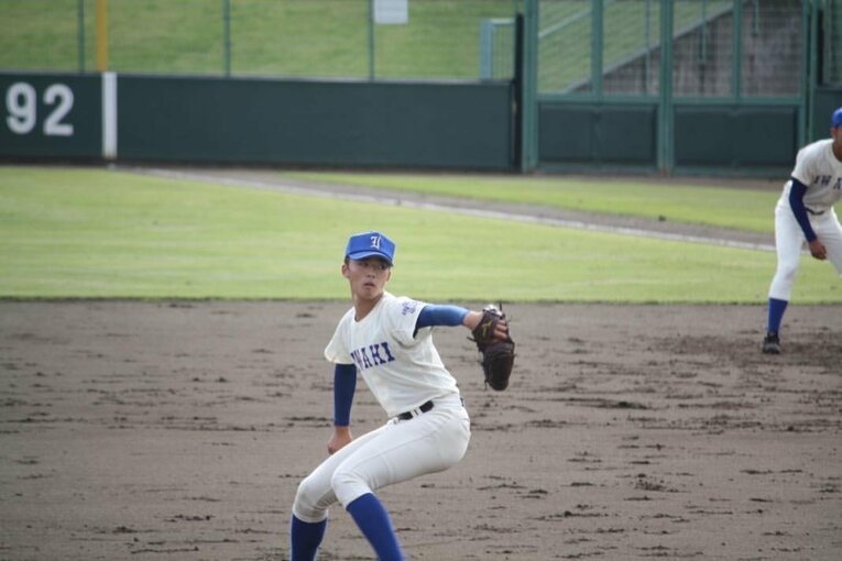 高校時代の沖（本人提供）