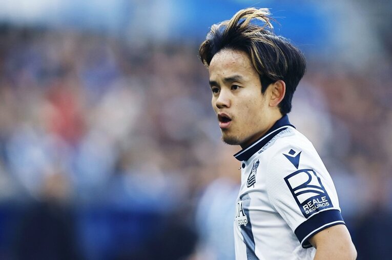 アラベス戦で太もも裏を痛めた久保建英。ショッキングな出来事だったが、フォトグラファーは対戦相手のリスペクトを目にしていた ／ photograph by Daisuke Nakashima