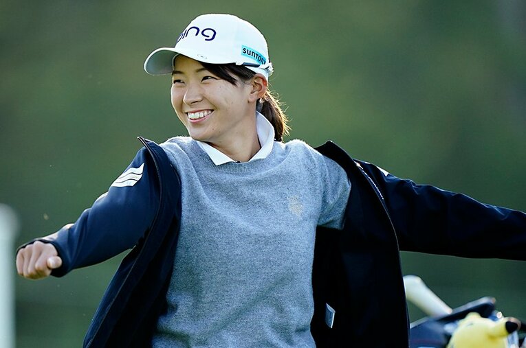 米国遠征4試合目となる全米女子プロ選手権で58位タイに終わった渋野。悔しい思いを胸に日本へ帰国する ／ photograph by AP/AFLO