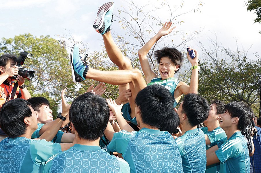 青学無双の予感が漂った出雲駅伝 原監督は いやあ見事だったね 駅伝 Number Web ナンバー