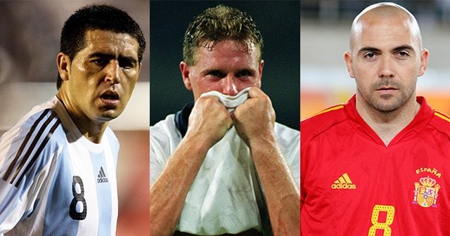 元スペイン代表イバン・デ・ラ・ペーニャFCバルセロナユニフォーム