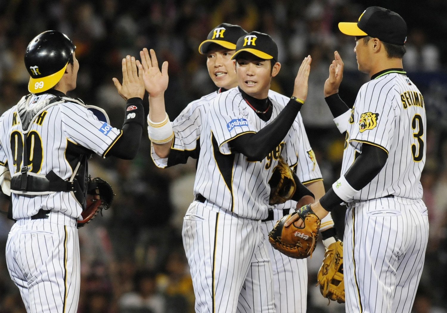 長女誕生の知らせを聞いた日のナイターで見事、完封勝利。見事に「持っている」ことを証明した　©︎KYODO