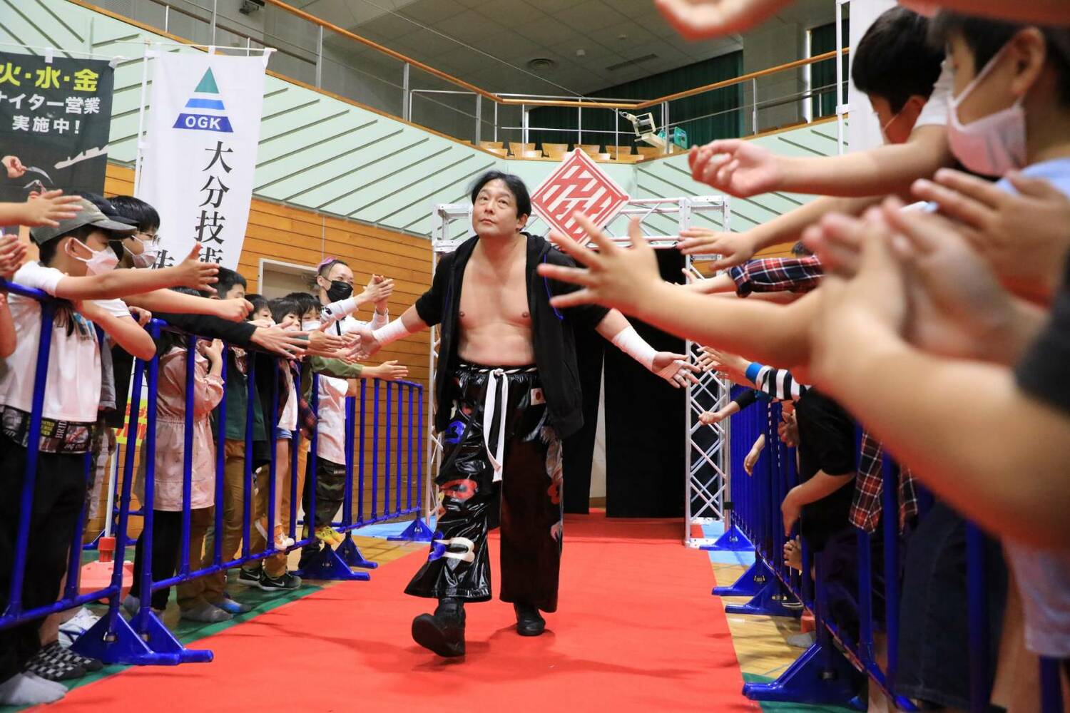 九州プロレスに所属するTAJIRI　©九州プロレス