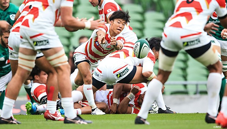 アイルランド戦後、開口一番に「反省」の弁を述べた姿が印象的だったSH齋藤直人　©︎JRFU