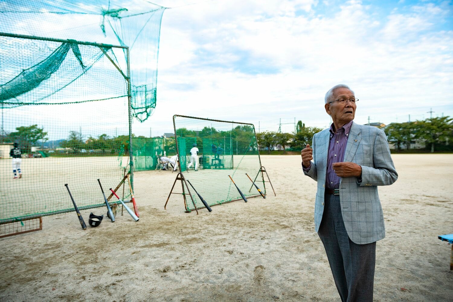 PL学園「伝説のスカウト」といわれる井元俊秀（写真は2019年）　©Takuya Sugiyama