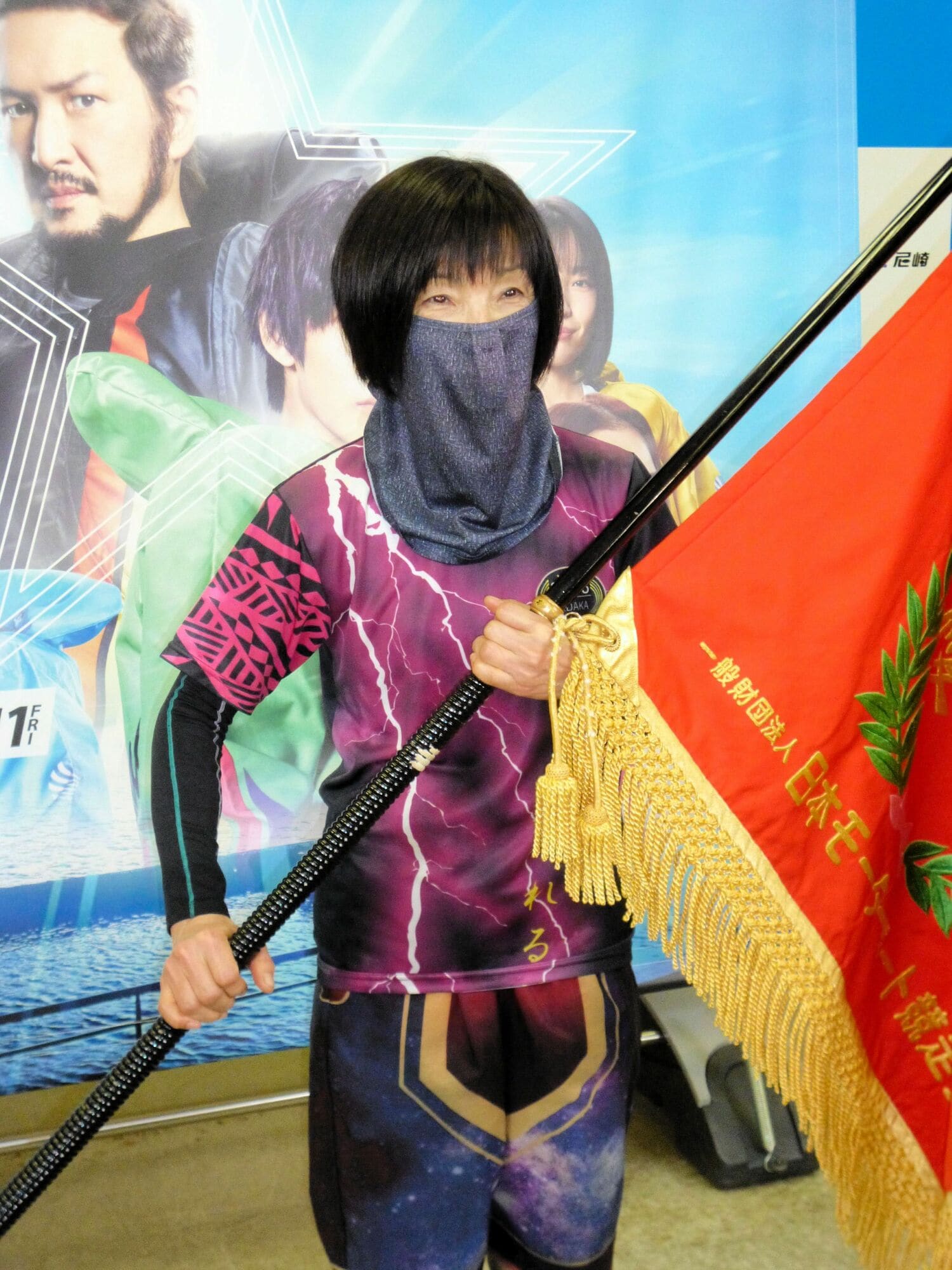 2022年3月11日、女子最年長優勝記録を更新　※本人提供