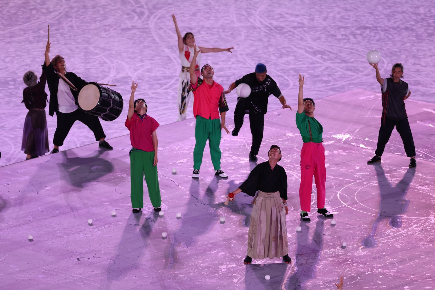 今回の閉会式もそれなりにカオスな雰囲気ではあったが… ©JMPA