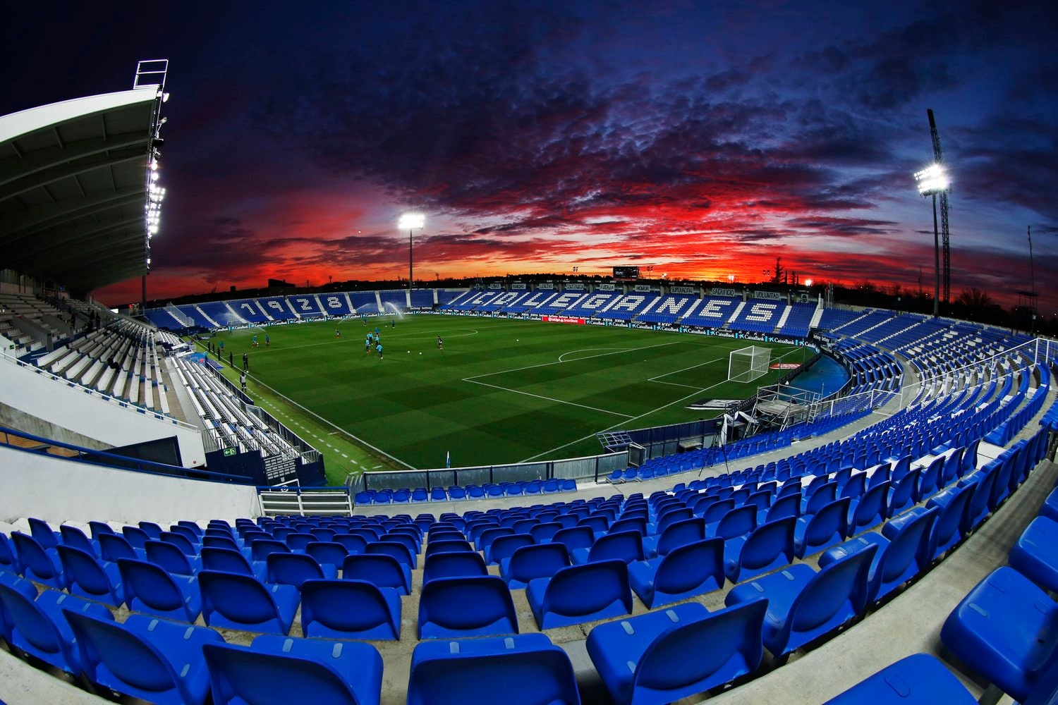 ルーゴ戦から2週間後、日没の様子も美しかった©Daisuke Nakashima