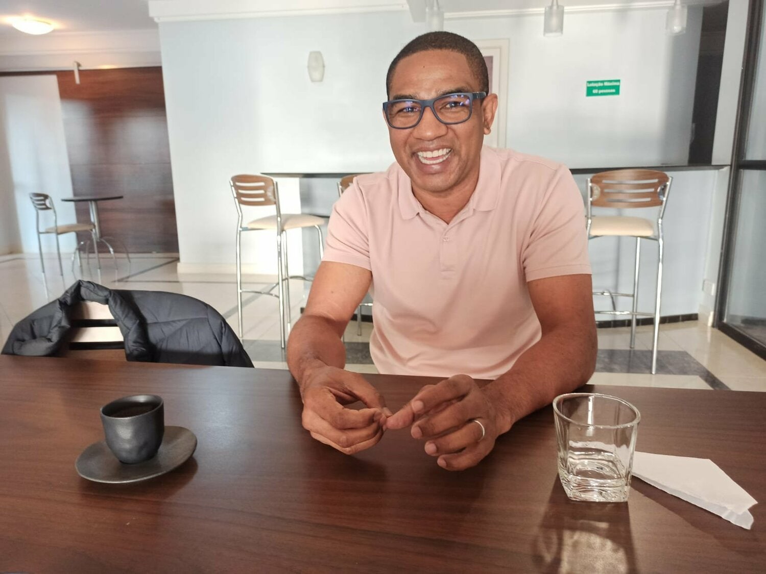 取材に応じてくれたサンパイオ　©Hiroaki Sawada