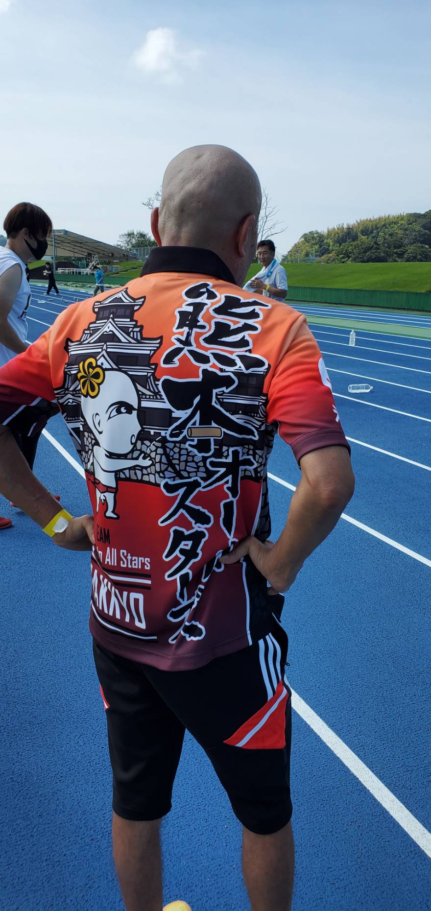 上田兄もメンバーの「熊本オールスターズ」　写真は本人提供