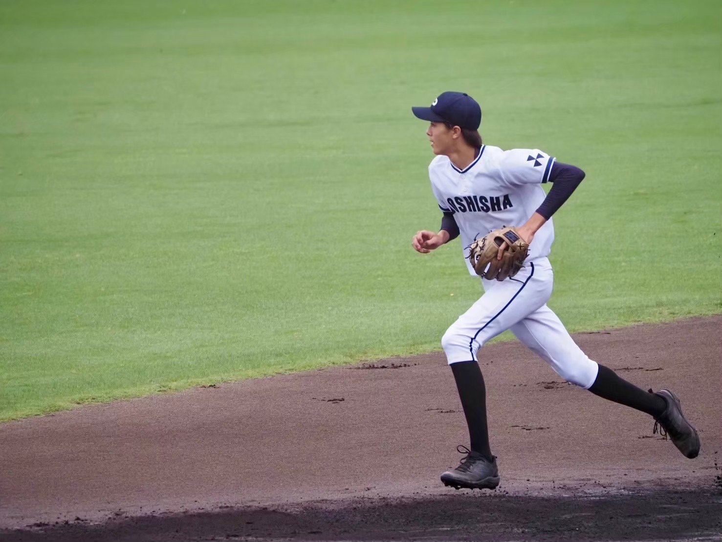 プレー中のレイモンド　※本人提供