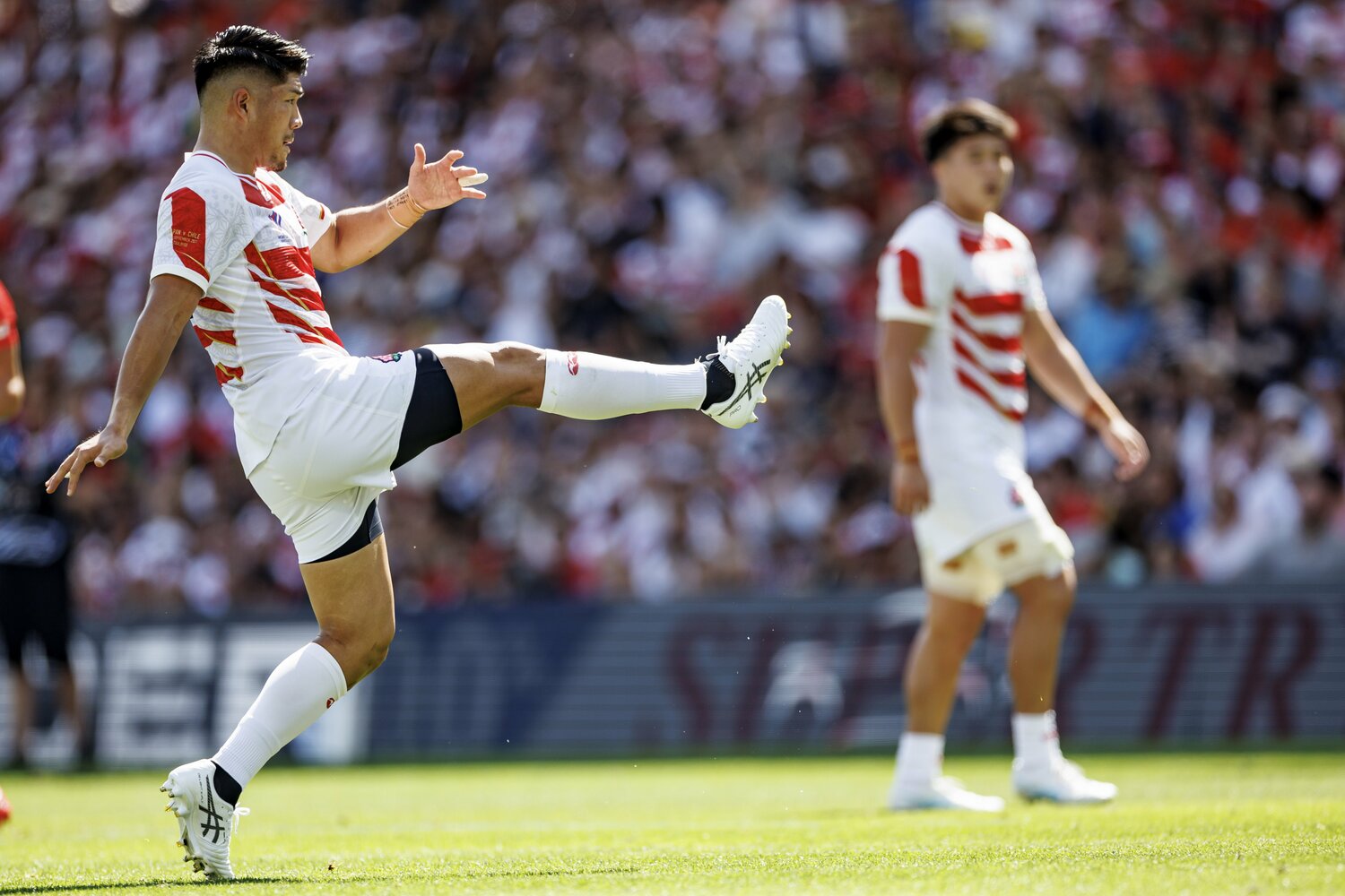 プレースキックの安定はそのほかのプレーにも大きな影響を与えると大西氏は語る　©︎Kiichi Matsumoto