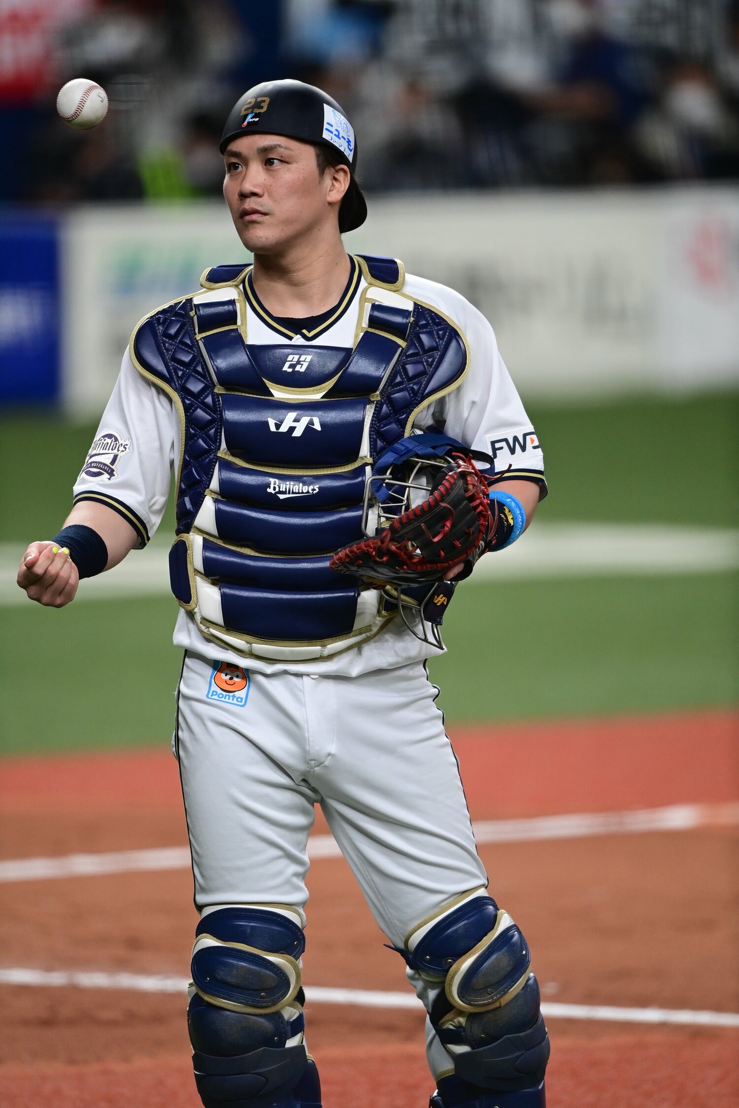 オリックス伏見寅威　©Naoya Sanuki