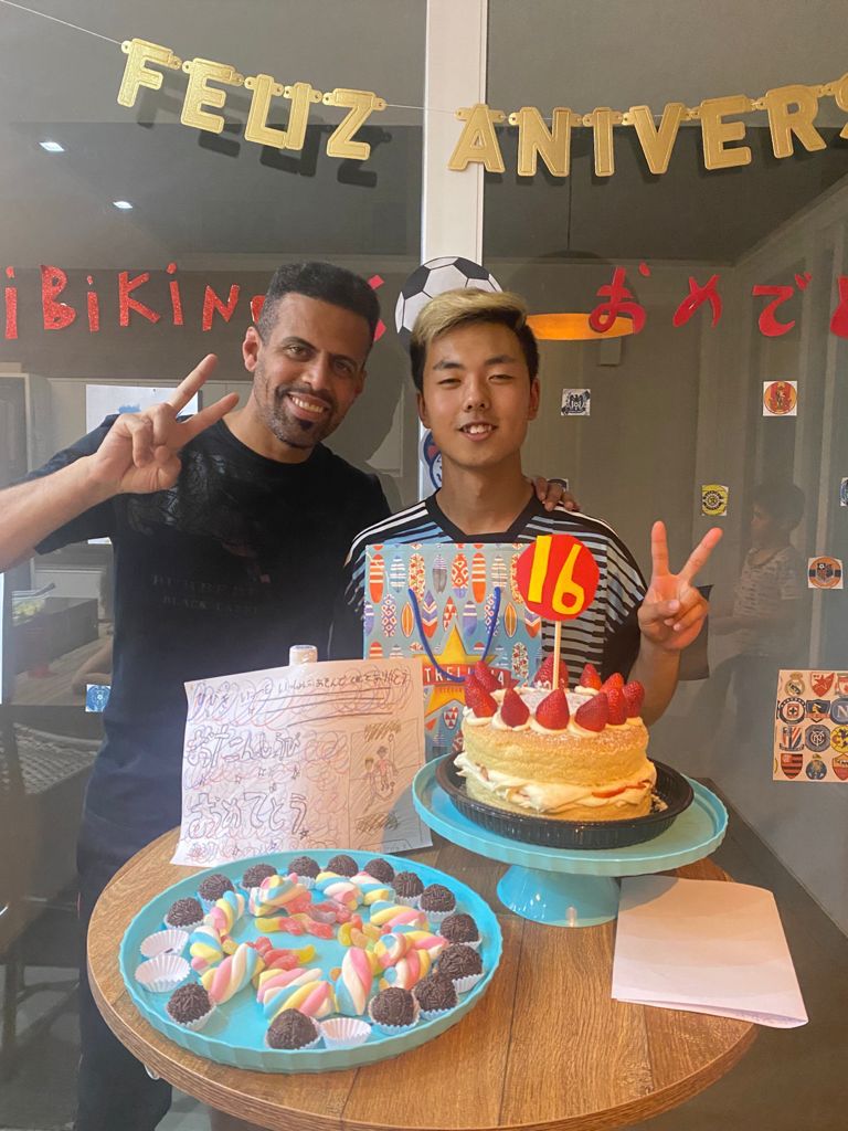 誕生日パーティーの様子　※本人提供