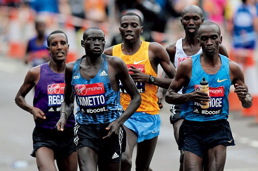 マラソン世界新記録2時間2分22秒が出る日は遠くない。＜Number Web＞ photograph by AFLO