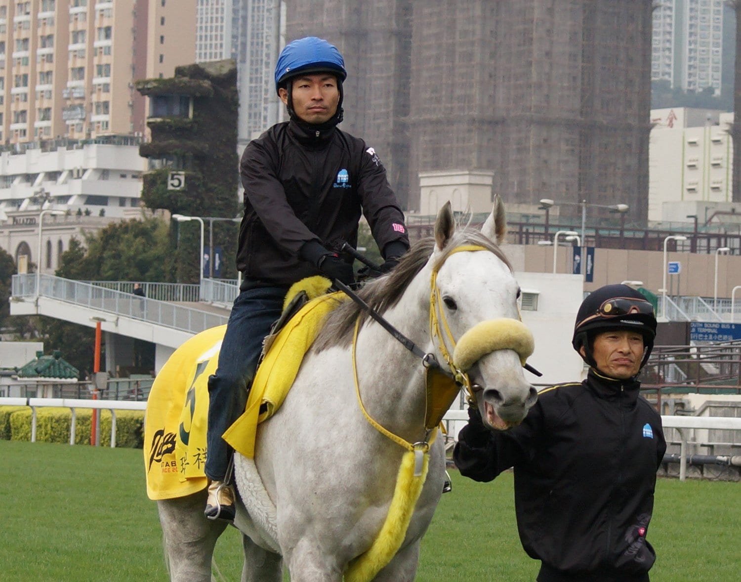 香港遠征時のスノードラゴンと大野