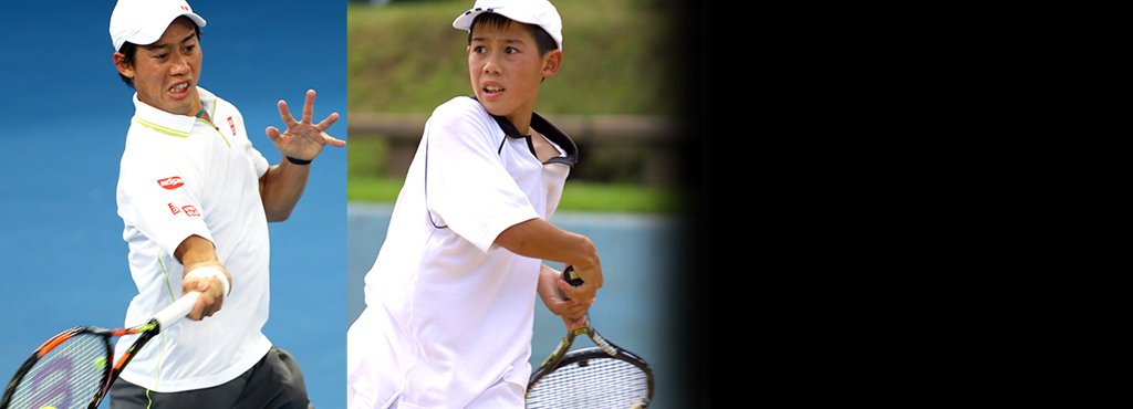錦織圭、歴代のラケットを徹底検証！小学生時代から15歳まで一気紹介。＜Number Web＞ photograph by Action Images/AFLO(L),Tennis Classic Break（R)