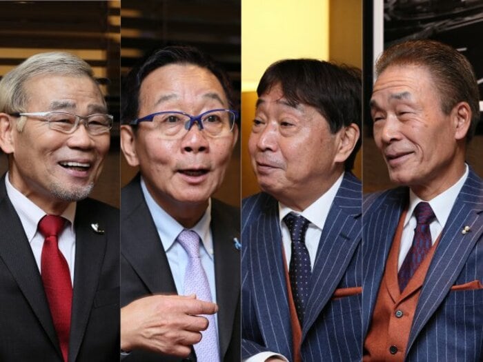 オール阪神・巨人がおぼん・こぼんに聞く“水曜日のダウンタウンのウラ側”「ほんまに仲直りしたんですか？」「テレビ的ではあります」＜Number Web＞ photograph by Shigeki Yamamoto