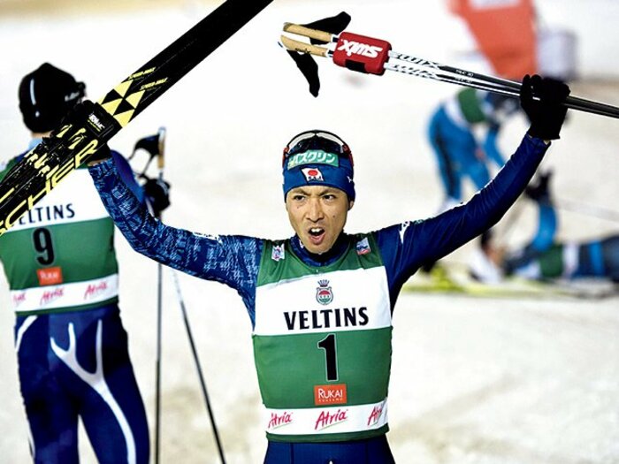 夫婦での活躍を目指す平昌。渡部暁斗が五輪に向け好発進。~ノルディック複合とフリースタイルのスキー夫婦~<Number Web> photograph by AFLO