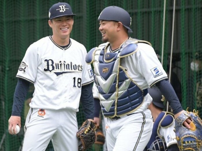 オリックス森友哉「スゴい意識やな」と驚いた山本由伸のブルペン投球、その理由は？ “WBC辞退”の真相や宮城＆宇田川への期待も語る＜Number Web＞ photograph by Sankei Shimbun