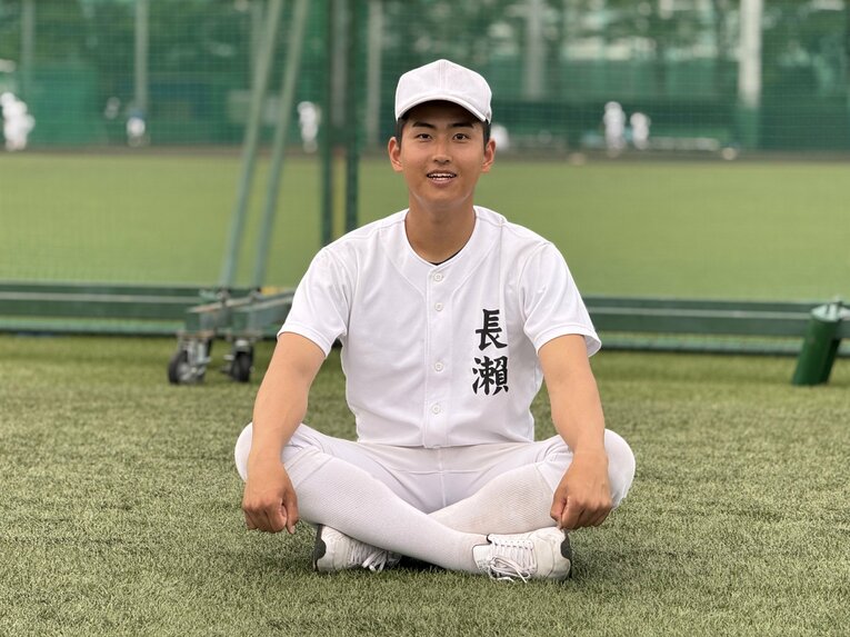 【もう一人の逸材】長瀬大来。智弁和歌山から転入した　©Yuji Yanagawa