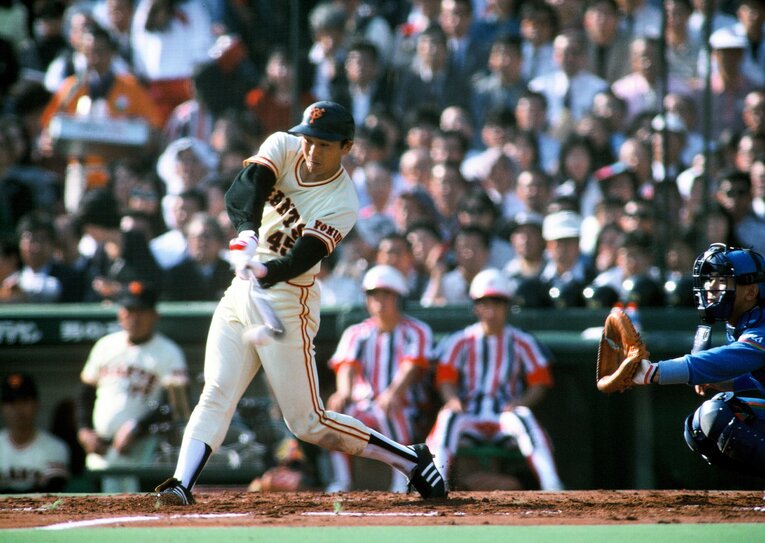 1980年代から90年代にかけて巨人の中心選手として活躍した岡崎郁 ©Makoto Kenmizaki