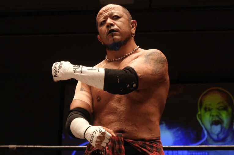 デビュー27年目に入った“デスマッチのカリスマ”葛西純 ／ photograph by Norihiro Hashimoto