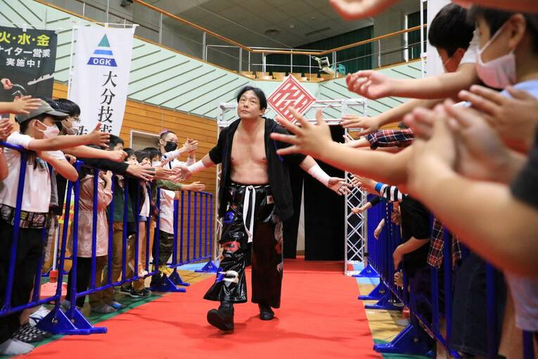 九州プロレスに所属するTAJIRI　©九州プロレス