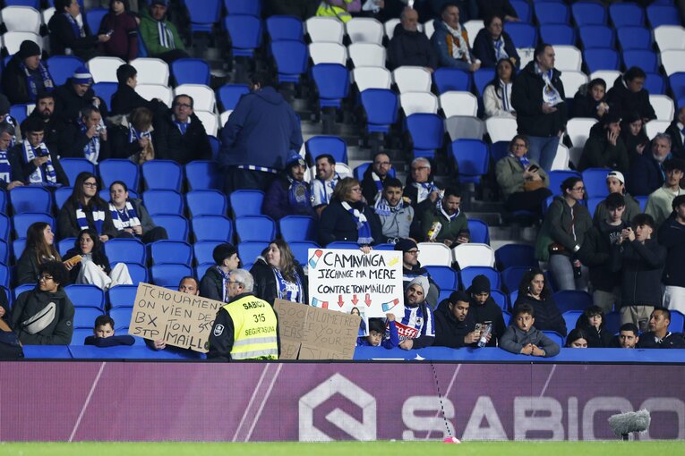 スタジアムには、マドリーファンの姿も　©Daisuke Nakashima