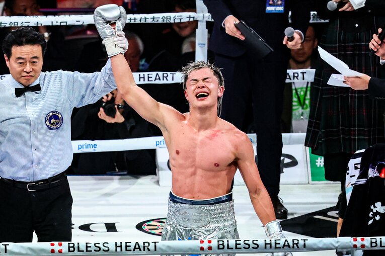 ジェーソン・モロニーに判定3-0で勝利した那須川天心。試合後には充実感をにじませた　©Susumu Nagao