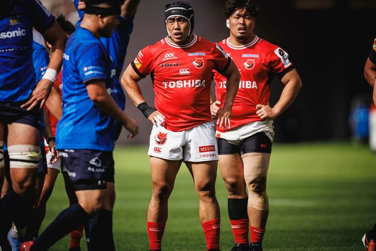 原田衛、木村星南（東芝ブレイブルーパス東京）©︎Kiichi Matsumoto