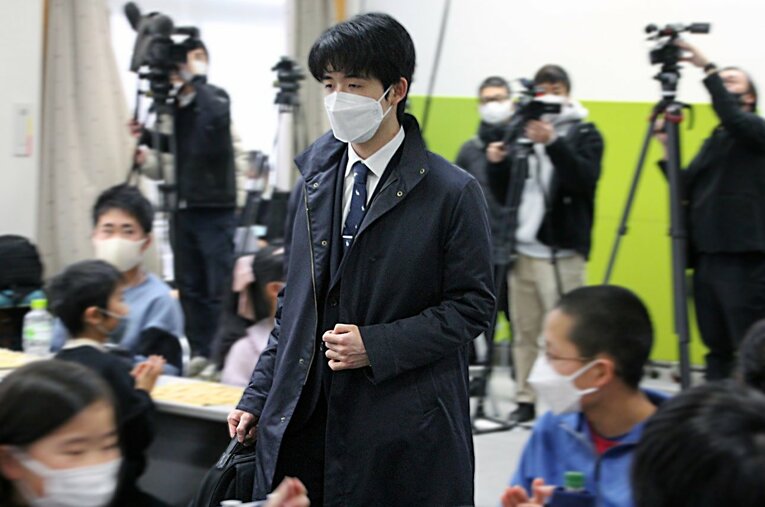 王将戦第1局前日の様子　©NumberWeb