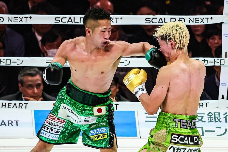 井上拓真の的確なジャブ（2枚目／全2枚） ©Susumu Nagao