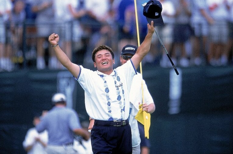2001年7月、グレーター・ミルウォーキー・オープンで米ツアー初勝利　©︎John Biever/Sports Illustrated via Getty Images