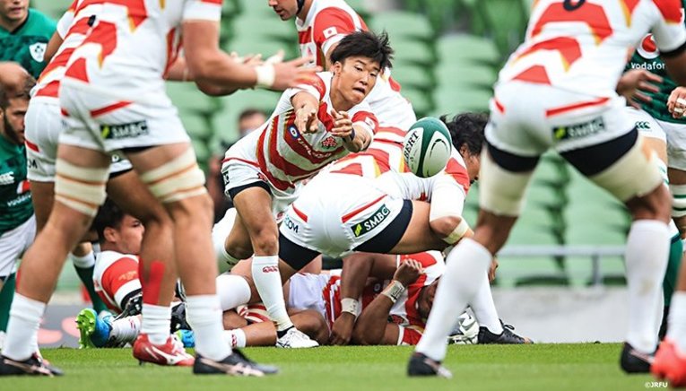 アイルランド戦後、開口一番に「反省」の弁を述べた姿が印象的だったSH齋藤直人　©︎JRFU