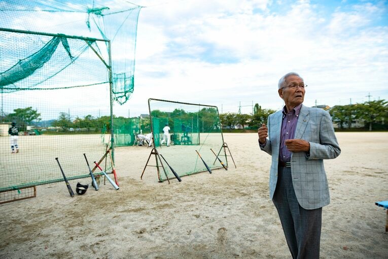 PL学園「伝説のスカウト」といわれる井元俊秀（写真は2019年）　©Takuya Sugiyama