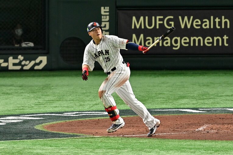 岡本の値千金の3ラン　©Naoya Sanuki