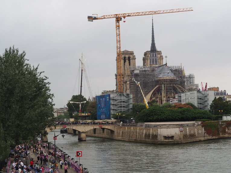 開会式当日のパリ市内　©Yu Saito