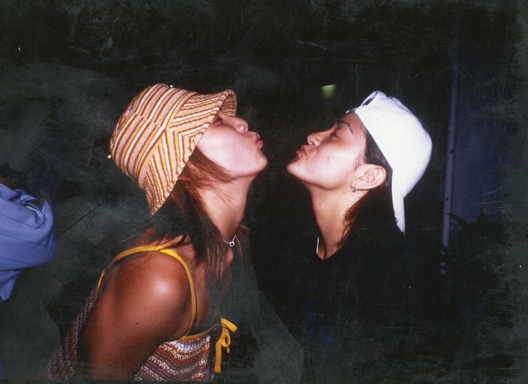 浜田文子（右）とのプライベートショット　Ⓒ本人提供