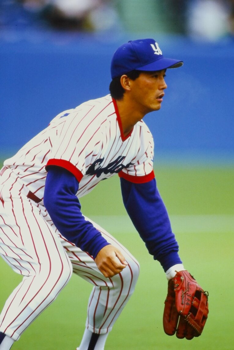 ヤクルト時代の長嶋一茂　©Naoya Sanuki