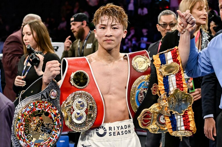 ダウンも喫した井上尚弥だったが、終わってみればラモン・カルデナスを一蹴。そのマッチメークを「ヘビー級の本場」英国人記者はどう見たのか ／ photograph by Hiroaki Yamaguchi