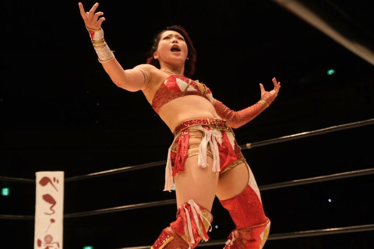 「日本スタイルも出し切った」イヨ・スカイが“WWEでは使えない大技”を…林下詩美が女子プロレス新団体で叶えた夢「今日は紫雷イオが見れた」(11)