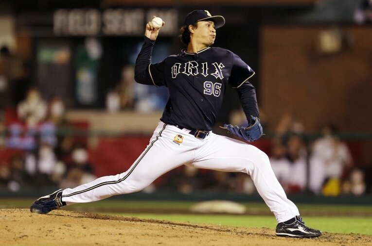 7月に支配下登録を勝ち取り、オリックス救援陣の新たな柱としてリーグ連覇に貢献した宇田川優希（2020年育成ドラフト3位） ／ photograph by JIJI PRESS