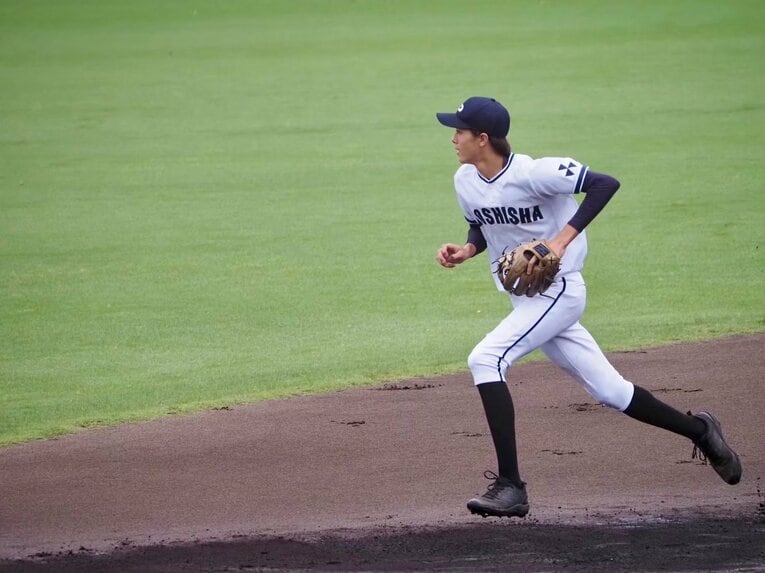 プレー中のレイモンド　※本人提供