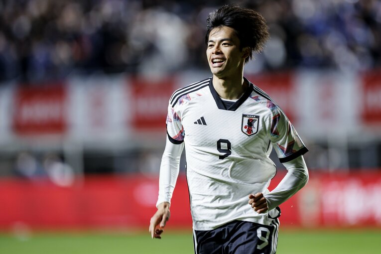 開始早々にゴールを決めた三笘薫　©︎Kiichi Matsumoto/JMPA