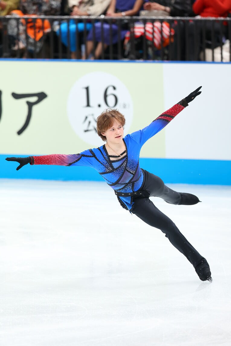 ジャパンオープンでのマリニン　©︎AFLO